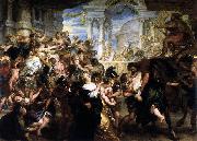 Peter Paul Rubens The Rape of the Sabine Women painting